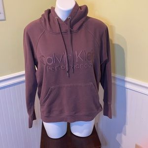 Calvin Klein ladies Performance Hoodie Medium Purple